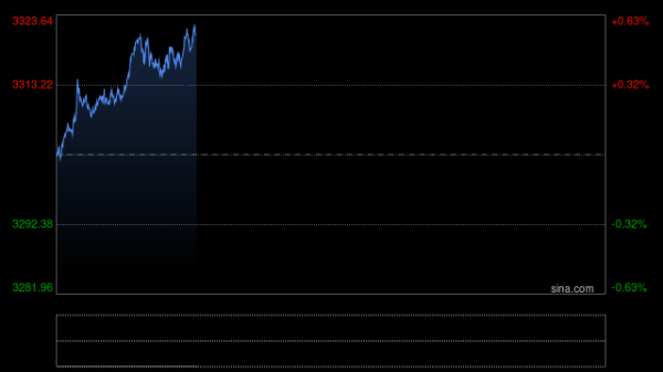 配查网 快讯|现货黄金日内跌超1%，现报3294.09美元/盎司